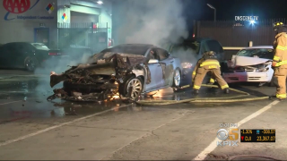 Fighting an Electric Vehicle Fire Is Still a New and Dangerous Concept<em></em>